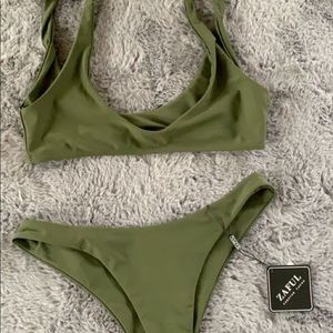 zaful green bikini new with tags!!